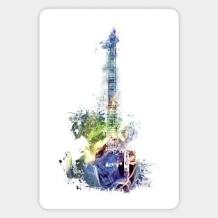 blue guitar Guitar Magnet
